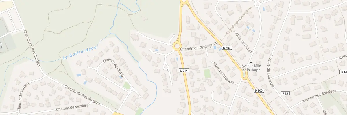 Plan du 2 Che Dou Mouliney à Cestas