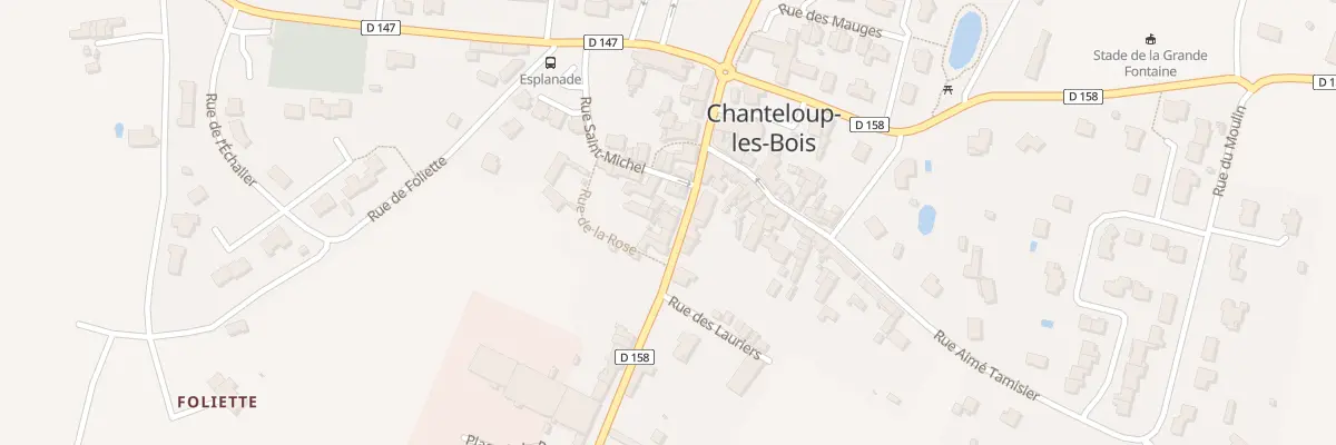 Plan du 20 Rue Charles de Gaulle à Chanteloup-les-Bois