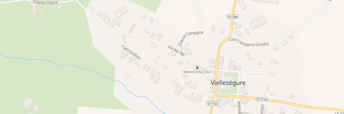 Plan du 5 Via Deu Rey à Vielleségure