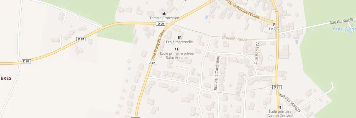 Plan du 12 Rue de l’aire l’abbé à Foussais-Payré