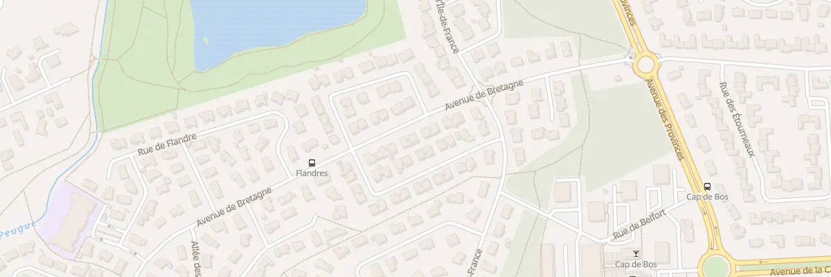 Plan du 64 Av de Bretagne à Pessac