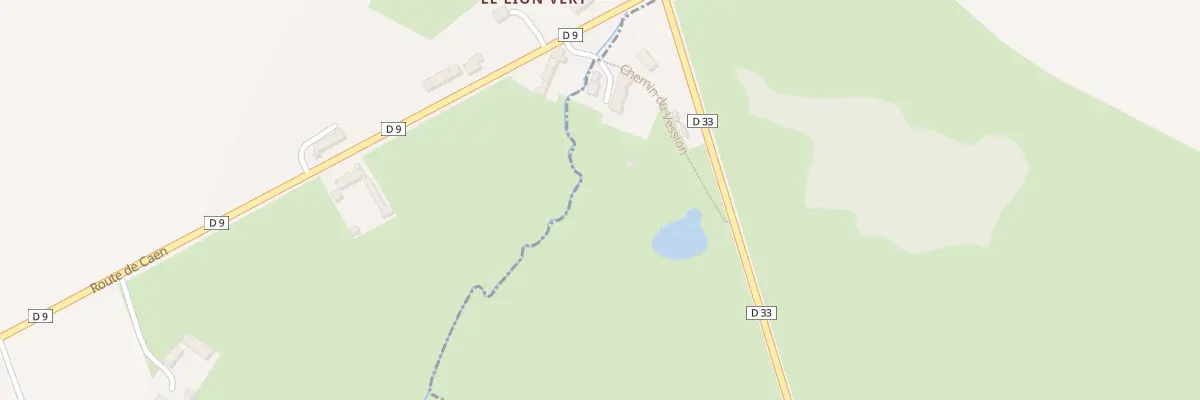 Plan du 2 Che du Vession à Hottot-les-Bagues