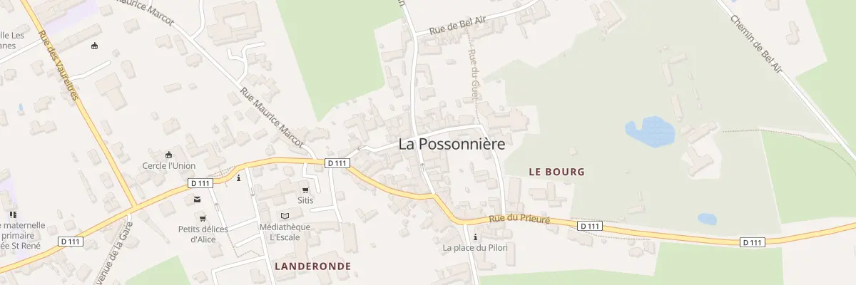 Plan du 9 Rue Saint-René à La Possonnière