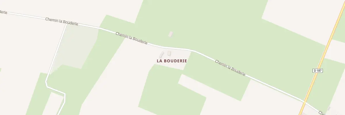 Plan de Che de la Bouderie à Lingèvres