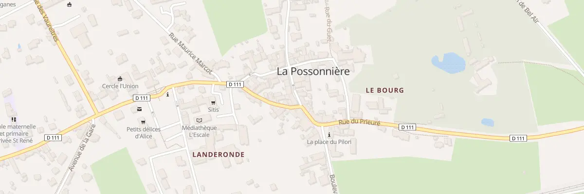 Plan du 2B Rue Saint-René à La Possonnière