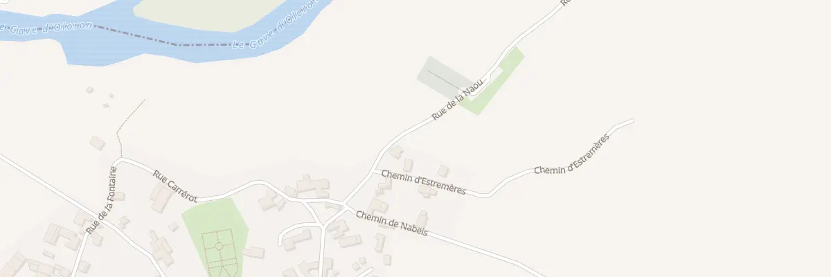 Plan de la Rue de la Naou à Aren