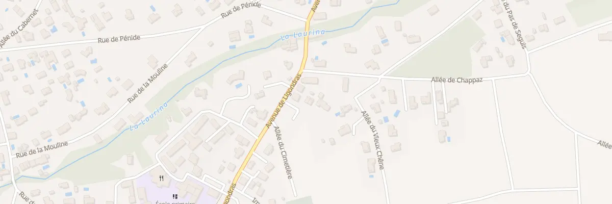 Plan du 504 Av de Ligondras à Arsac