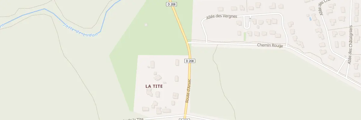 Plan du 1113 Rte d’Arsac au Pian-Médoc