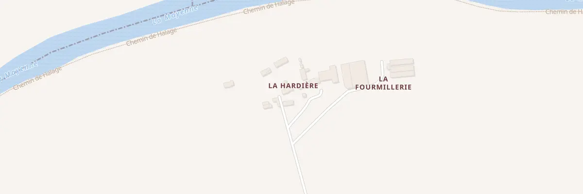 Plan du 6 La Hardiere à Martigné-sur-Mayenne