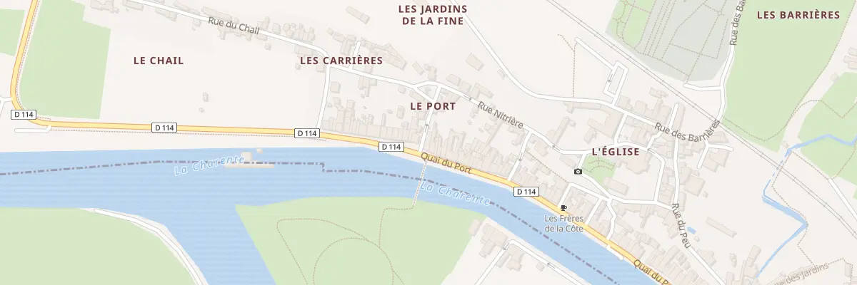 Plan du 94 Quai du Port à Saint-Savinien