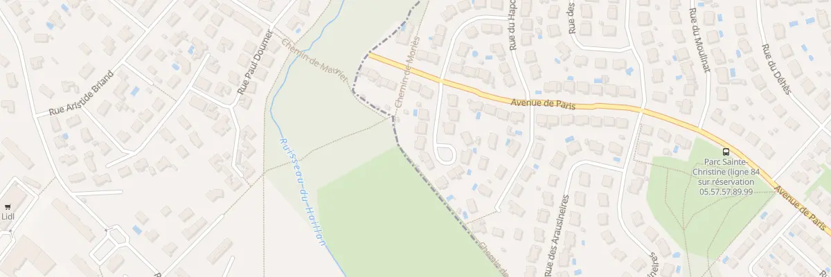 Plan du 4 Rue des Fougères au Haillan