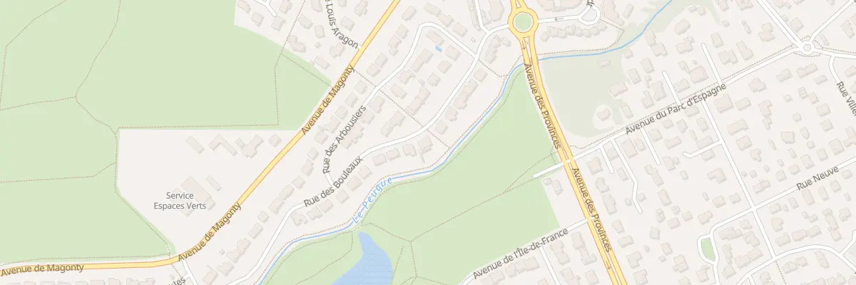 Plan du 11 Rue des Bouleaux à Pessac