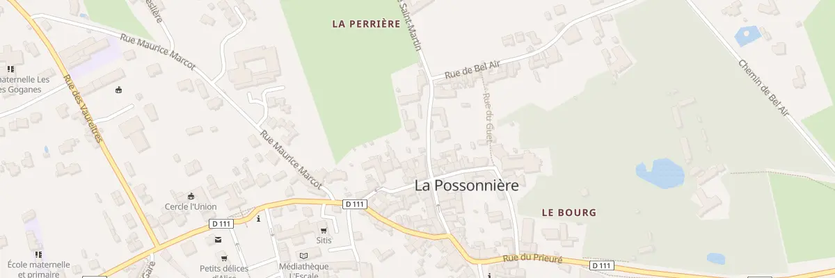 Plan du 12 Rue Saint-René à La Possonnière