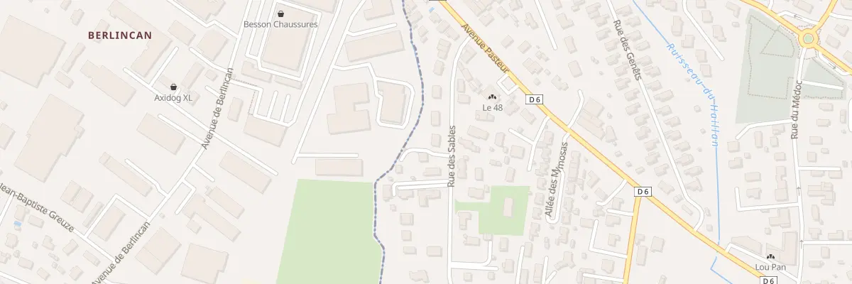 Plan du 7 Rue des Sables au Haillan