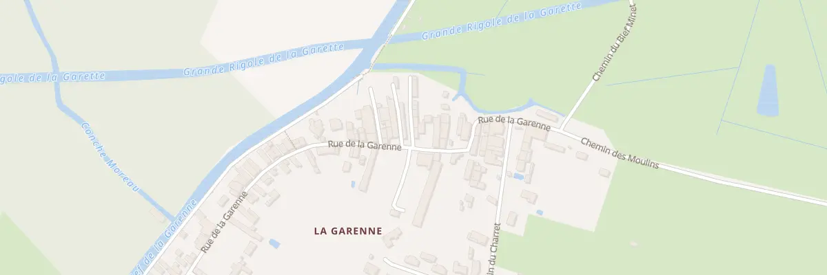 Plan du 101 Rue de la Garenne à Arçais