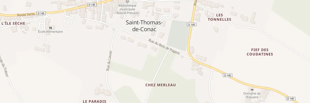 Plan du 8 Rue du Bois de Pageot à Saint-Thomas-de-Conac