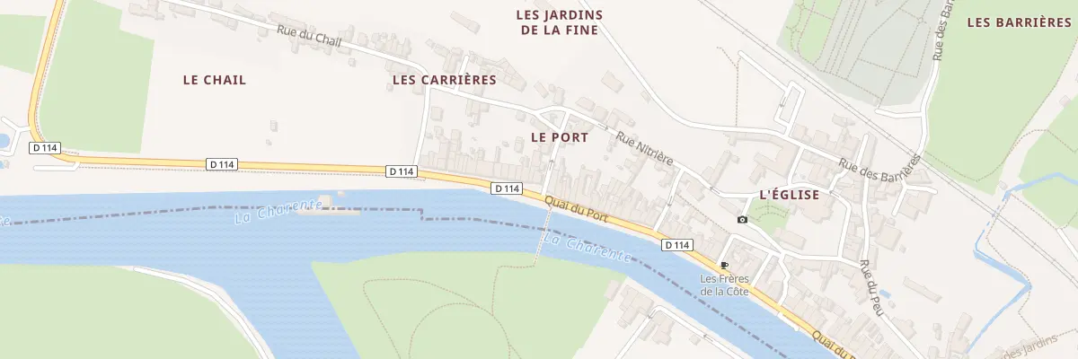 Plan du 98 Quai du Port à Saint-Savinien