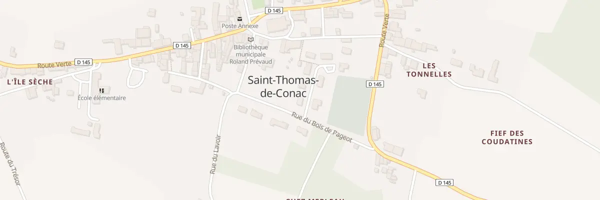 Plan du 1 Lot des Acacias à Saint-Thomas-de-Conac