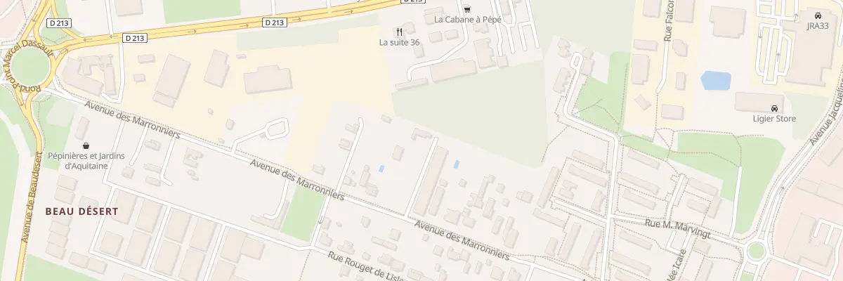 Plan du 135 Av des Marronniers à Mérignac