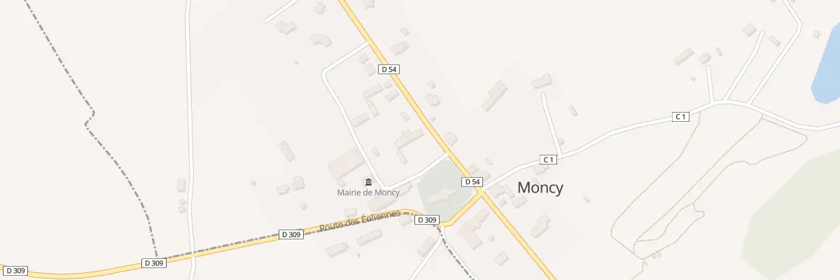Plan du 8 Le Bourg à Moncy