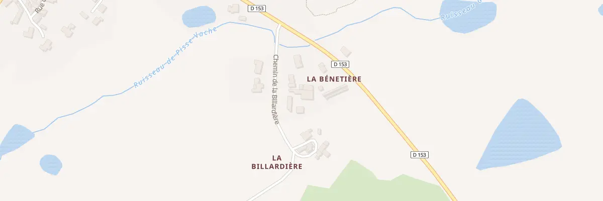 Plan du 3 La Bénétière à Combrand