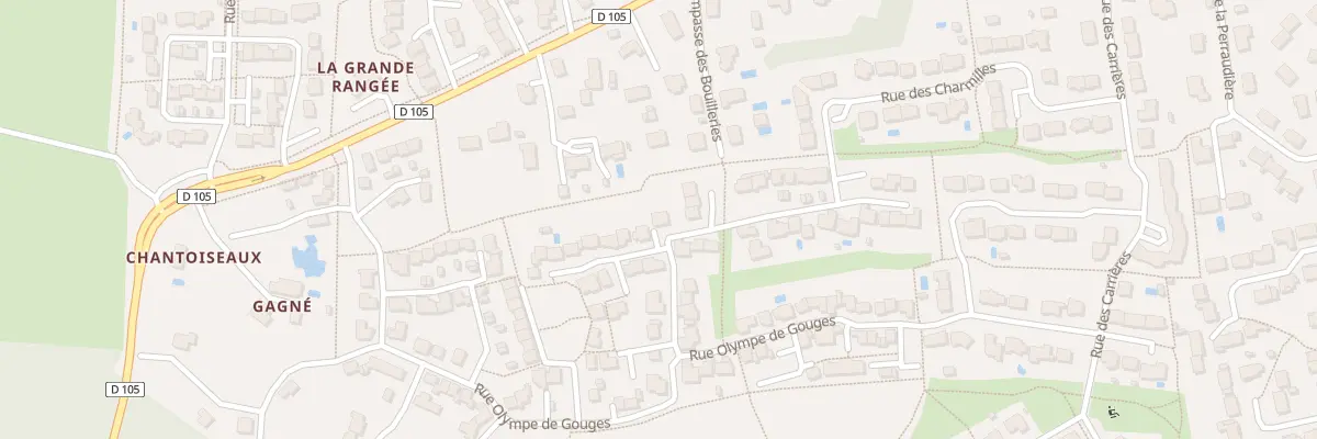 Plan du 22 Rue Germaine Tillion à Saint-Lambert-la-Potherie