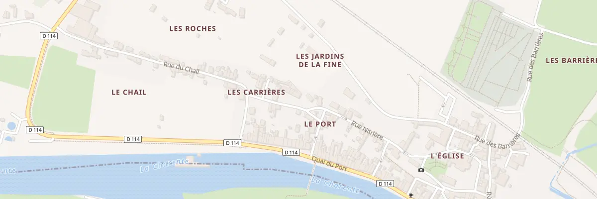 Plan du 9009 Rue des Carrières à Saint-Savinien