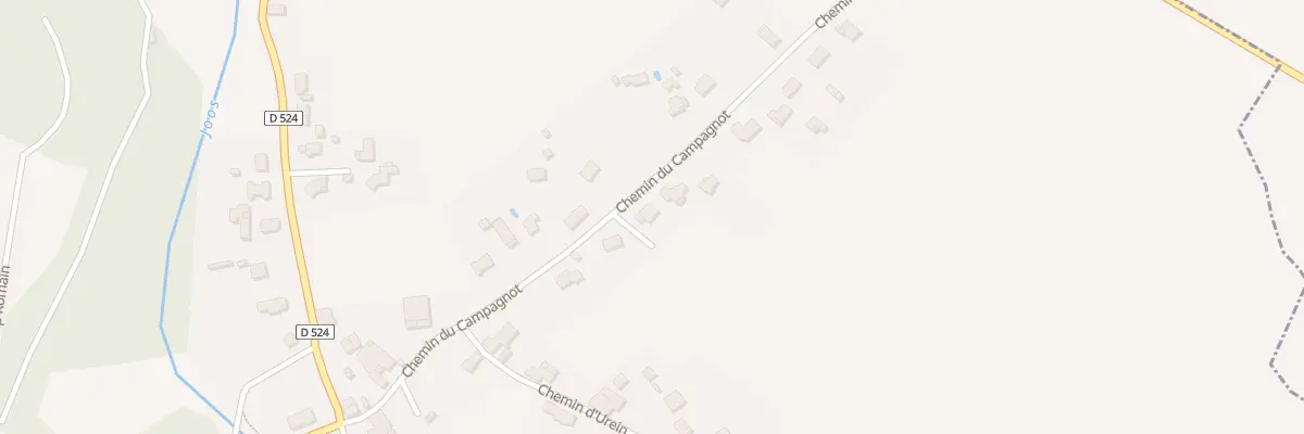 Plan du 21 Che du Campagnot à Géronce