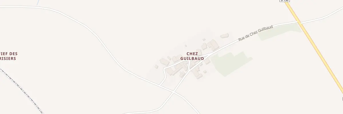 Plan du 4 Imp de chez Guilbaud à Lorignac