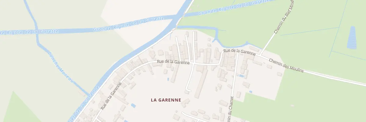 Plan du 97 Rue de la Garenne à Arçais