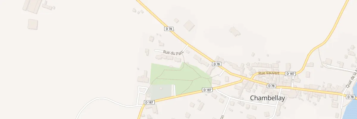 Plan du 3 Rue du Parc à Chambellay