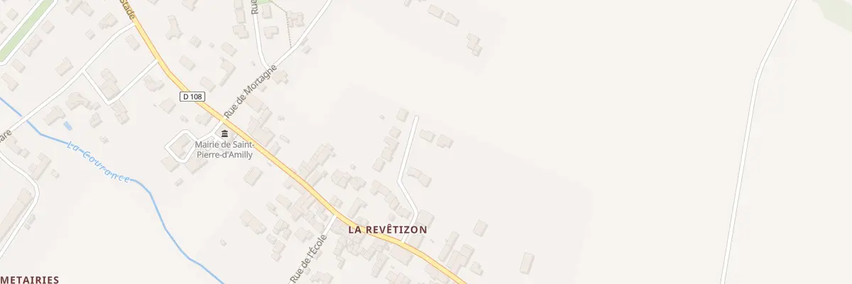 Plan du 6 Rue du Bossay à Saint-Pierre-d’Amilly