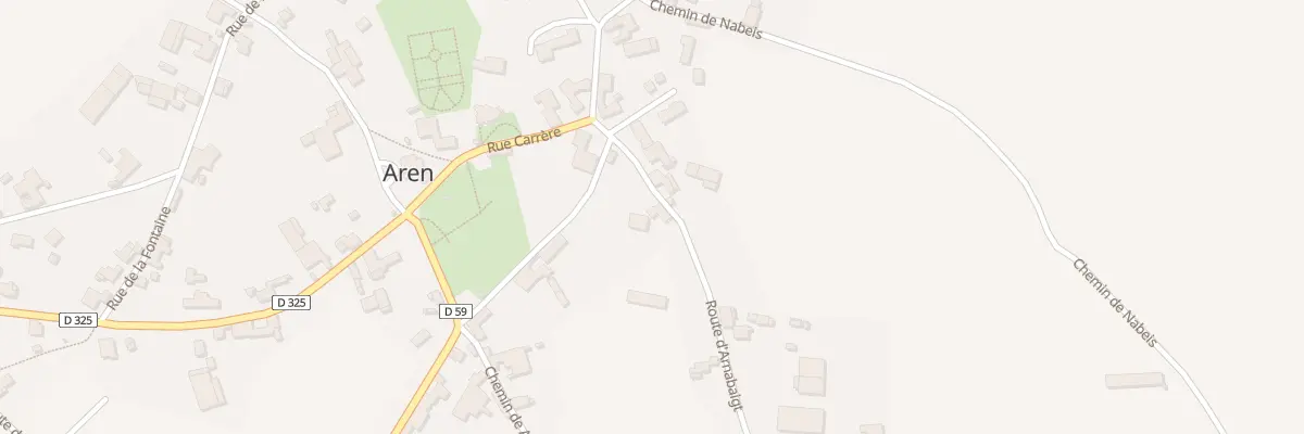 Plan du 6 Rte d’Arnabaigt à Aren