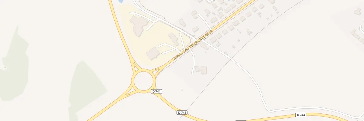 Plan du 133 Av du 25 Aout 1944 à Cerizay
