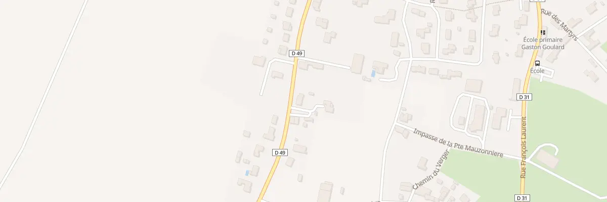 Plan du 65 Rue françois viete à Foussais-Payré