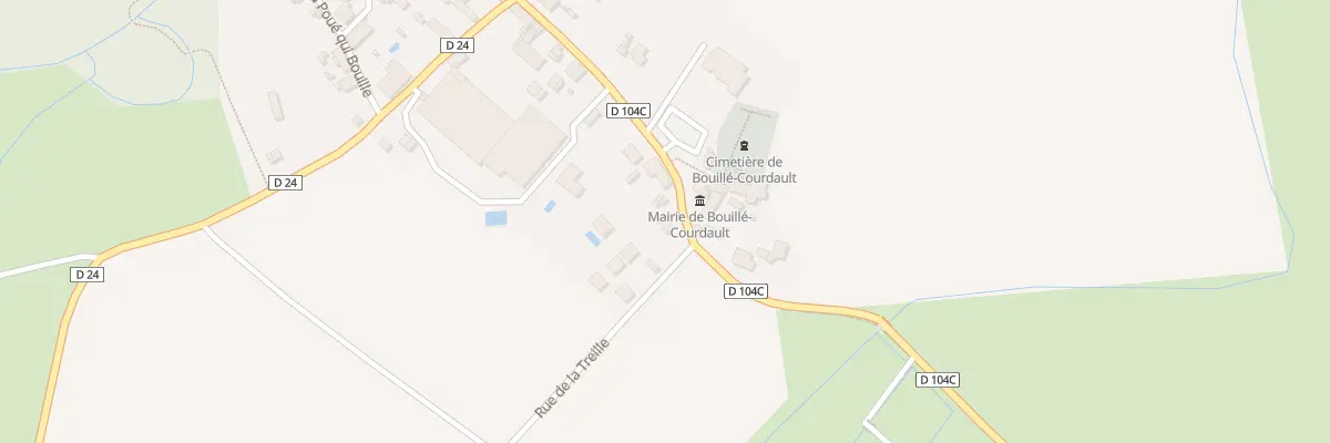 Plan du 40 Rue du prieuré à Bouillé-Courdault