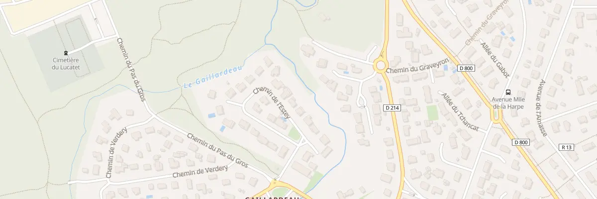 Plan du 13 Che de l’Estey à Cestas