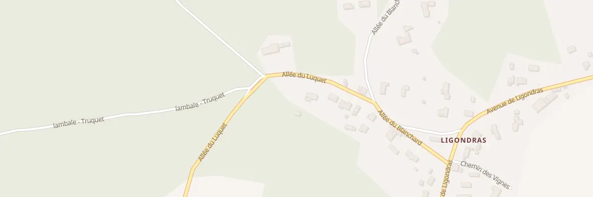 Plan du 40 All du Luquet à Arsac
