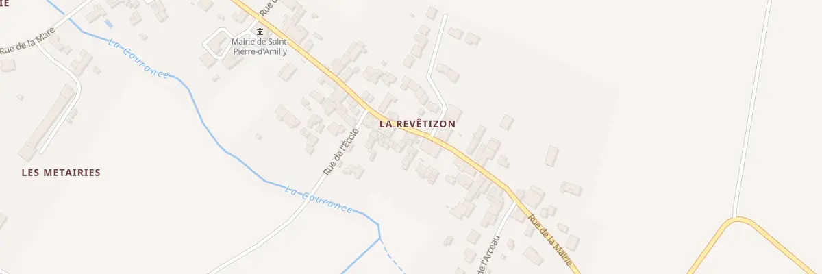 Plan du 28 Rue de la Mairie à Saint-Pierre-d’Amilly