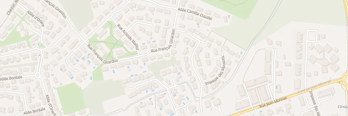 Plan du 39 Rue François Girardon à Mérignac