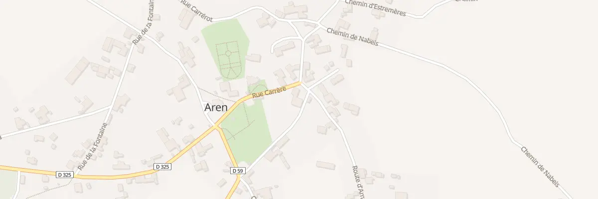 Plan du 5 Rue Carrére à Aren