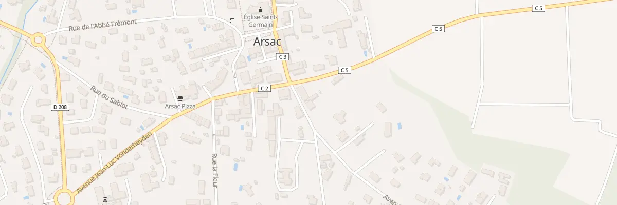 Plan du 2 Rue du Gravier à Arsac
