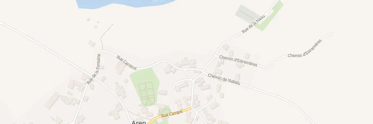 Plan du 9 Rue de la Naou à Aren