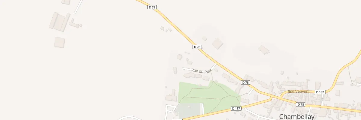 Plan du 4 Rue du Parc à Chambellay