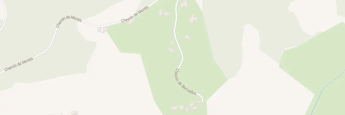 Plan du 246 Che de Bernadou à Balansun
