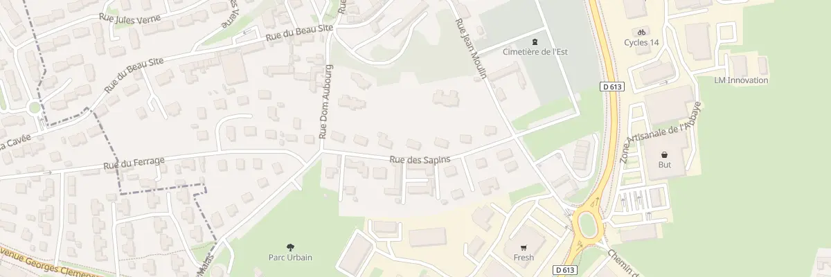 Plan du 1 Rue des Sapins à Saint-Vigor-le-Grand