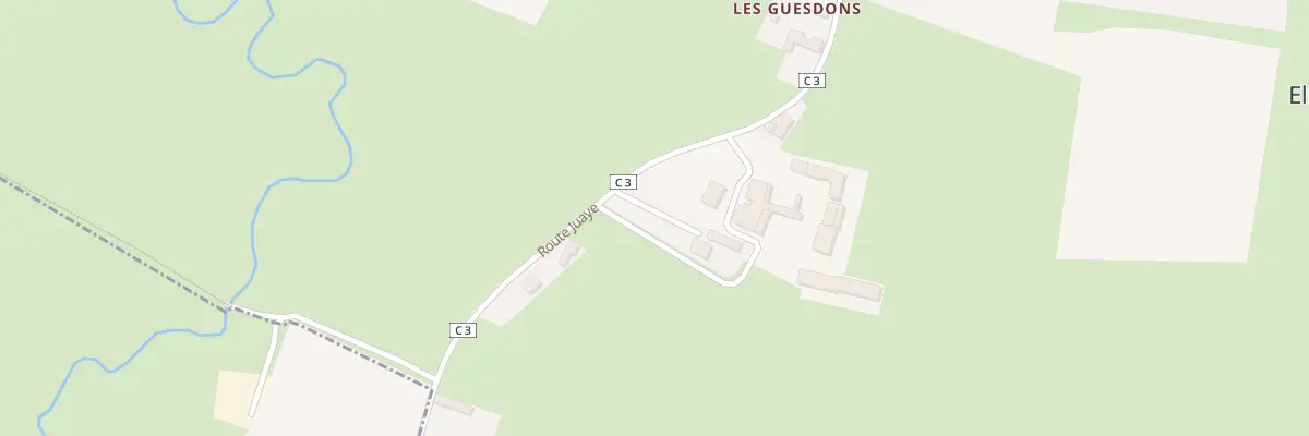 Plan du 9 Rte de Juaye à Ellon
