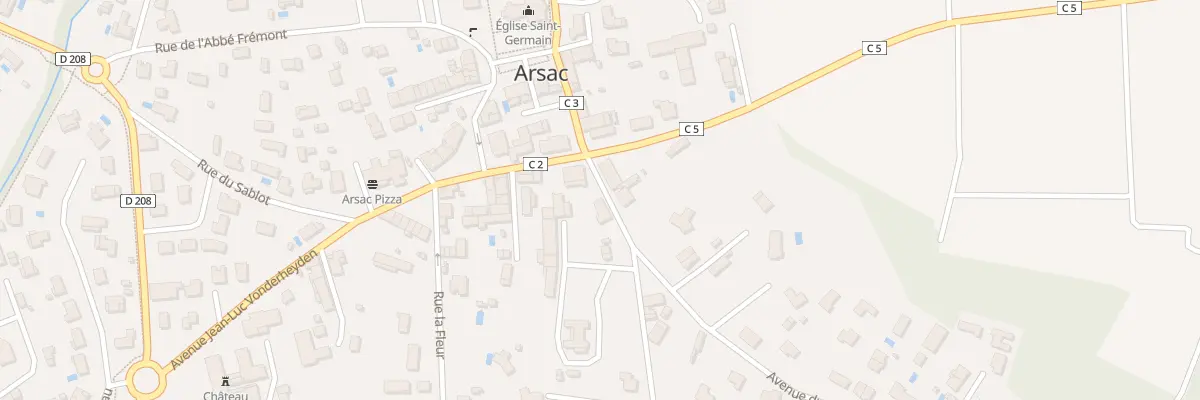 Plan du 1 Rue du Gravier à Arsac