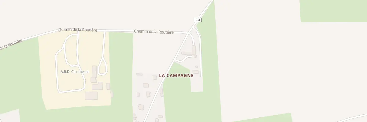 Plan du 14 Rte de la Campagne à Tracy-Bocage