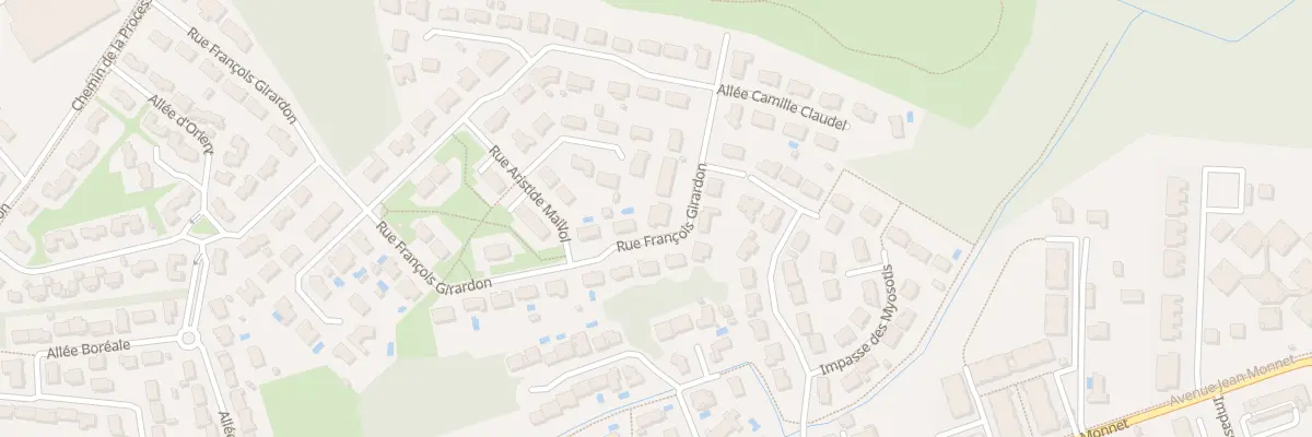 Plan du 18 Rue François Girardon à Mérignac